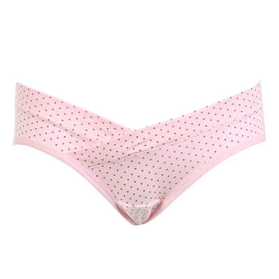 

Cotton Pregnant Women Underwear Dots Printed Low Waist Maternity Briefs