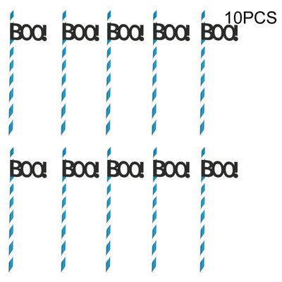 

10PCS Halloween Personality Sip Party Party Supplies Halloween Decoration DIY Straw Photo Props