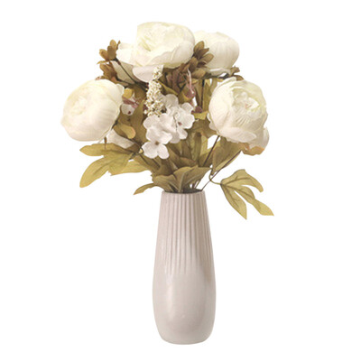 

〖Follure〗Artificial Peony Flower For Wedding Party Home Decor Fake Flowers Bridal Bouquet