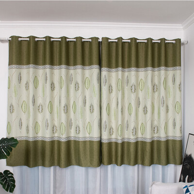 

Toponeto Leaves Sheer Curtain Tulle Window Treatment Voile Drape Valance 1 Panel Fabric