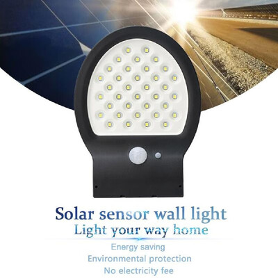 

DC37V 16W 38 LED Solar Power Energy PIR Motion Sensor Human Infrared Sensor Detector Technology Sensitive Light Control Three Li
