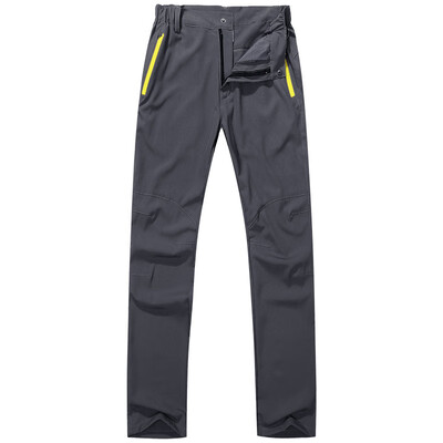 

Ladies Outdoor Sports Gym Trousers Zipper Solid Bottoms Quick Dry Workout Pants