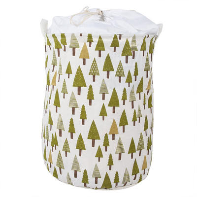 

Greensen Cotton&Linen Dirty Clothes Laundry Basket Storage Bucket Cleaning Bag