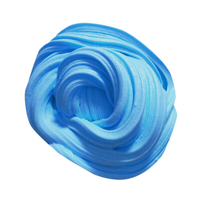 

Siaonvr Fluffy Floam Slime Scented Stress Relief Kids Toy Sludge Toy Black