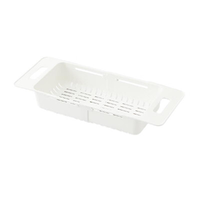 

Home Retractable Vegetable Drainer Kitchen PP Material Fruit Washer Bowls Chopsticks Strainer