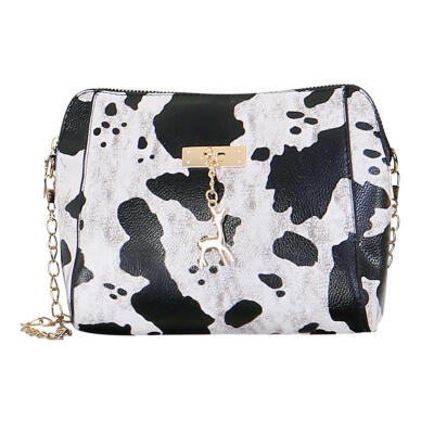 

Leopard Shoulder Messenger Handbags Women Chain PU Leather Crossbody Bags