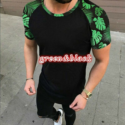 

Mens Fitness Tops Cotton O-Neck Gym Muscle Bodybuilding T-Shirt Tees Clothes