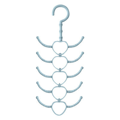 

Toponeto New Multi Purpose Plastic Clothes Hanger And Tie Scarf Rack Belt Storage Rack