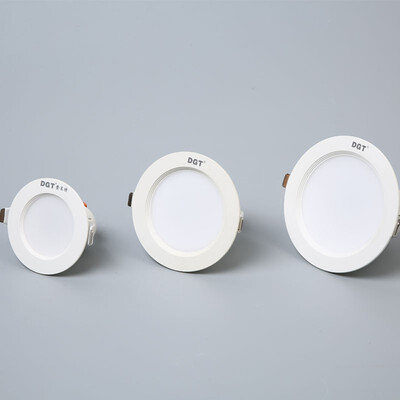 

DGT LED8W opening 8CM downlight living room porch lights bedroom ceiling lamp embedded hole lamp 9370