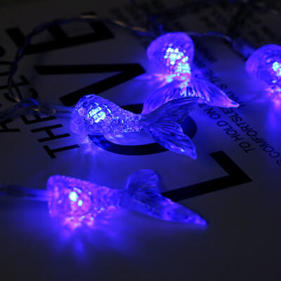 

〖Follure〗Fish Tail Marine Animal Model Light String Decoration Light 10 LED 165M