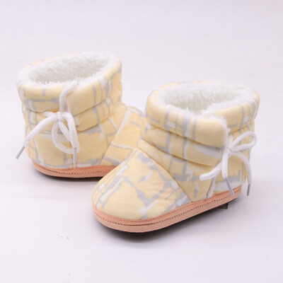 

WEIXINBUY Baby Boots Winter First Walkers Fashion Baby Girls Shoes Fur Snow Warm Boots 2018