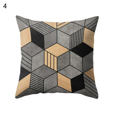 

Geometry Square Cushion Cover Throw Pillow Case Home Sofa Car Bed Decoration