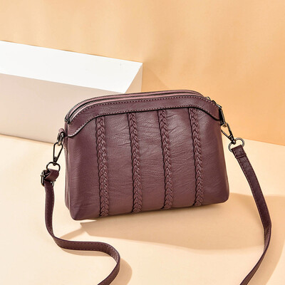 

Middle-aged womens bags Mamas large-capacity soft leather fashion bags for middle-aged&old people