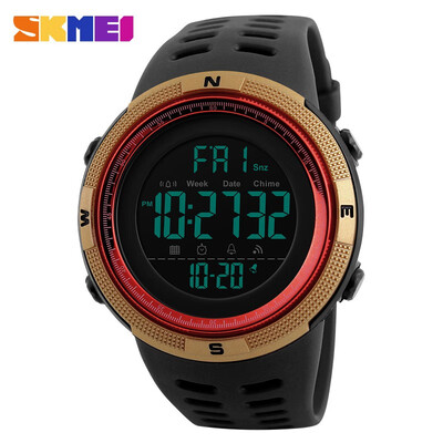 

Men Fashion Luminous Digital Watch Multi-function Watch Alarm Clock Waterproof Digital Watch