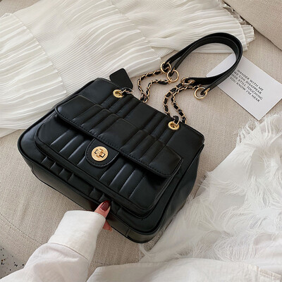 

Ins Early Autumn Casual Bag Fashion Advanced Sense Foreign Style Womens Bag New 2019 Simple Shoulder Bag Messenger Bag Super
