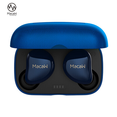 

Pulse Macaw MT-20 true wireless Bluetooth headset TWS sports headset in-ear headphones Bluetooth 50 Universal Apple Huawei millet phone blue