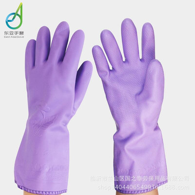 

Authentic East Asia 808-2 brand velvet warm dishwashing water processing cold resistant wear durable oil resistant household glove