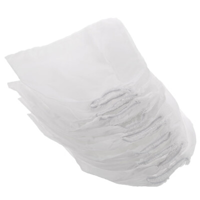 

10Pcs White Non-woven Replacement Bags For Nail Art Dust Suction Collector High Grade Quality Nails Arts Salon Tools