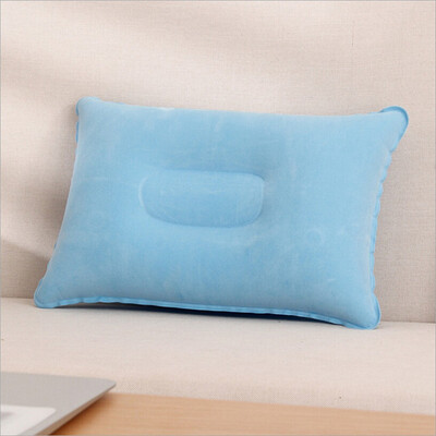 

Inflatable Camping Pillow Blow Up Festival Outdoors Accessory Travel Cushion