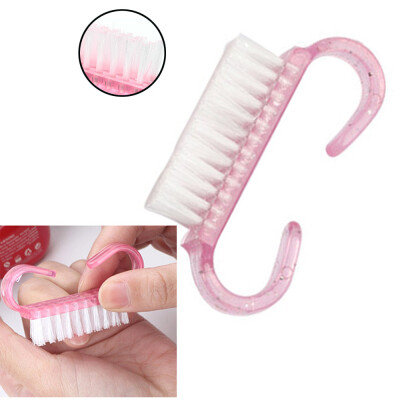 

Toponeto 1PCS Plastic Handle Clean Nail Art Dust Cleaning Brush Manicure Pedicure Tool HM