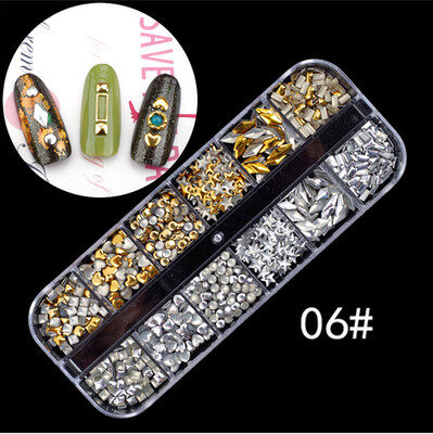 

〖Follure〗Colorful Nail Art Tips Stickers 3D Laser Makeup Manicure DIY Decals Decoration