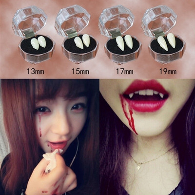 

1 Pair Halloween Cosplay Dentures Zombie Vampire Teeth Ghost Devil Fangs Props Costume Party