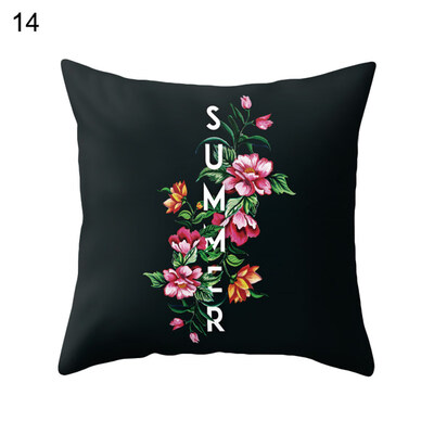 

Flower Letter Tiger Flamingo Pillow Case Cushion Cover Sofa Bed Car Cafe Decor