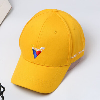 

Korean Spring&Autumn Sunscreen Letter Embroidered Sunshade Duck Tongue Baseball Cap for Men&Women