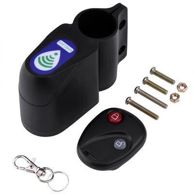

Greensen Black ABS Wireless Remote Control Security Vibration Alarm Anti-theft Lock