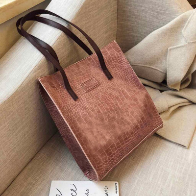 

Tailored Fashion Crocodile Pattern Handbag Women Casual Bags Luxury Leather Shoulder bag