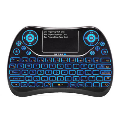 

7 Color Backlit 24GHz Wireless Keyboard Touchpad Fly Air Mouse for Android