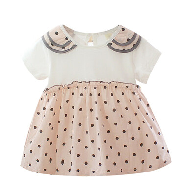 

Baby Girl Dresses Summer Girls Cotton Strawberry Dress Infant Girl Sleeveless Solid Color Dress 0-3 Year Baby Birthday Dress