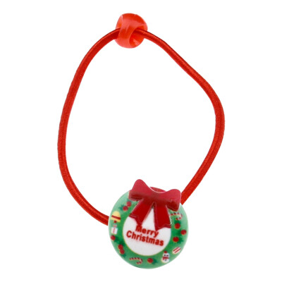 

8 P cs Merry Christmas Hair Elastic Bands Santa Claus Hair Accessories Bow Animals Headband Rubber Ropes Ties Girls Gift