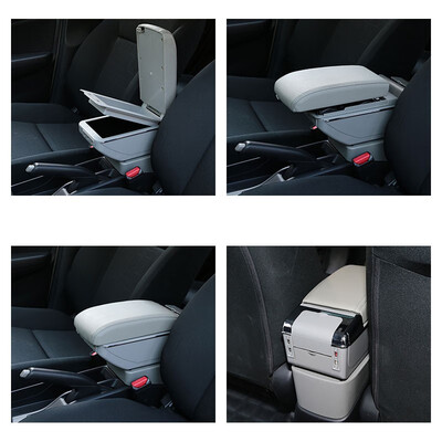 

Vtear For Kia Morning 2015-2018 armrest box USB Charging heighten Double layer central Store content cup holder ashtray accessorie