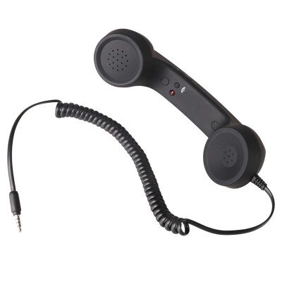 

35mm Classic Comfort Retro Phone 7 Colors Mic Receiver For iPhone Android Phones Handset Speaker Phone Call