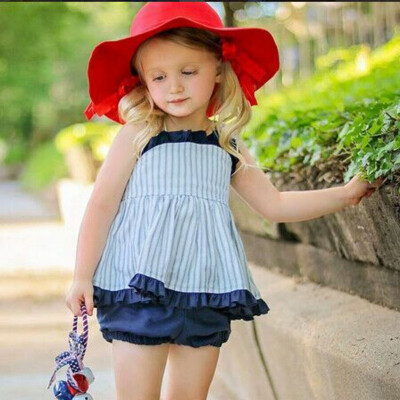 

2pcs Baby Girls Clothes Set 2019 Fashion Summer Baby Girl Tops Backless Cotton Clothing Suit Toddler Girl Princess Clothing