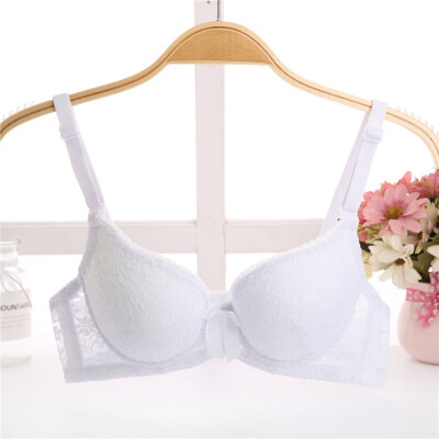 

Push Up Lace Sexy Bra Soft Steel Ring Underwire Comfortable Breathable Gathered Underwear Convertible Adjustable Strap Bra