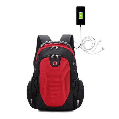

2018 New New Military Army Multifunction 156inch Laptop Bag Backpack External USB Charge Schoolbag Black