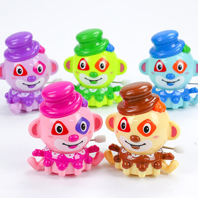 

YIWULAClockwork Funny Toy Cartoon clown Clockwork Car Educational Toys