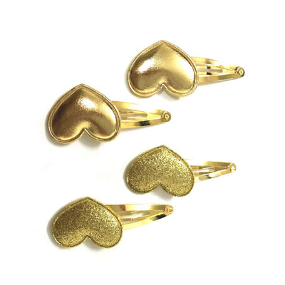 

2Pair Girls Hair Clips Girls Heart Twinkling Hairpins Shiny For Lovely Children Girls Children Hair Accessories