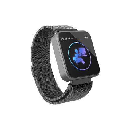 

SX8 Smart Bracelet Heart Rate Monitor Smart Band Blood Pressure Measurement Pedometer Wristband IP67 Waterproof BT40 Metal Strap