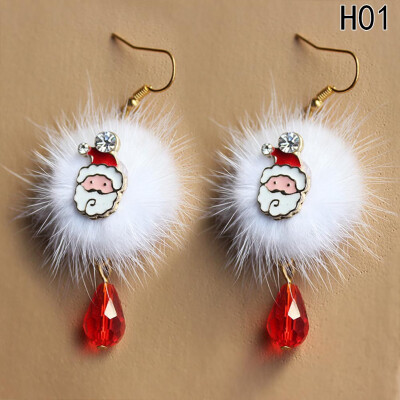 

Beautiful Earrings Decoration Red Crystal Earrings - Plum Deer