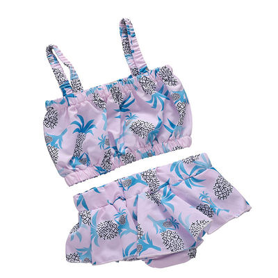 

New Summer Kids Girls Sets Summer New Girl Fairy Sets Fruit Printing Children Cute Suspenders 2pcs Suit Baby Kids Clothes