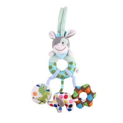 

Siaonvr Animal Plush Toys Developmental Toy Bed Hanging Bed Infant Kids Baby Soft Toys