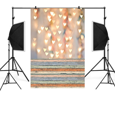 

Toponeto Valentines Day Love Heart Photography Backdrop Vinyl Photo Background Prop Gift
