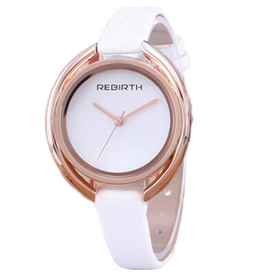 

REBIRTH Womens Watch Fashion Ladies Watches Leather Band Watch E