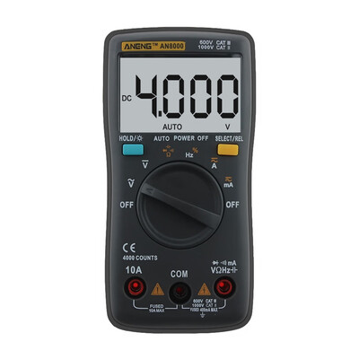 

ANENG AN8000 Digital Multimeter 4000 Counts Backlight ACDC Transform Ohm Ammeter Resistance Capacitance Tester Meter