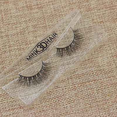 

Gobestart Real 3D Mink Soft Long Natural Eye Lashes Makeup Thick False Eyelash Extension D