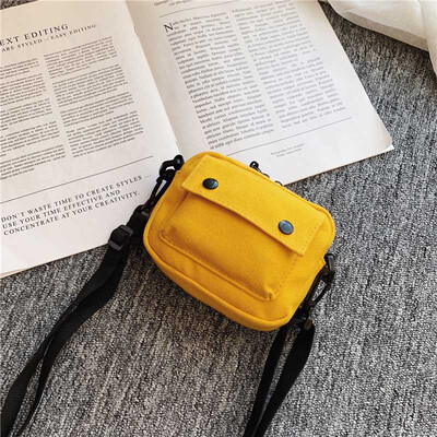 

Fashion Girls Casual Women Teenage Schoolbags Children Cute Solid Print Cross-body Handbag Kids Canvas Shoulder Messenger