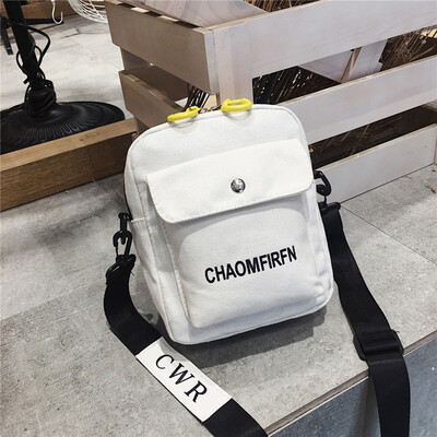 

Tailored Women Fashion Canvas Letter Coin Purse Shoulder Messenger Casual Bags